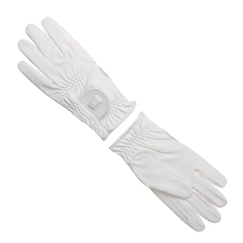 Elico Chatsworth Riding Gloves in White